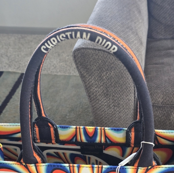 Dior Book Tote Top Handle Handbag Women Multi Print New Large Dustbag COPY - Picture 6 of 16